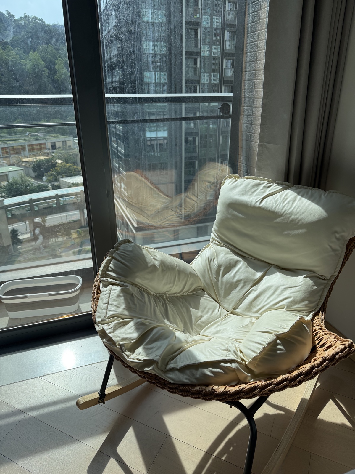 Input photograph: window-side chair